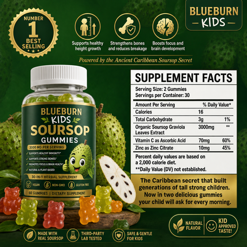 Soursop Gummies For Kids