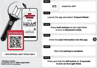 BTS OFFICIAL LIGHT STICK VER.4