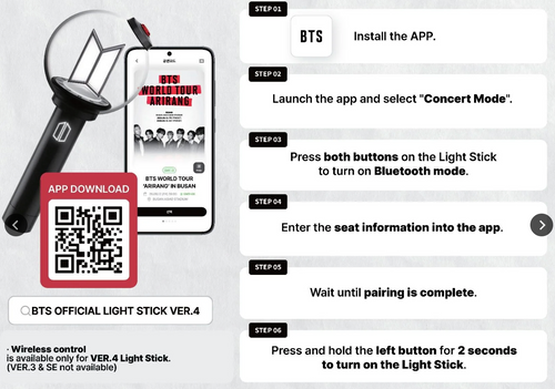 BTS OFFICIAL LIGHT STICK VER.4