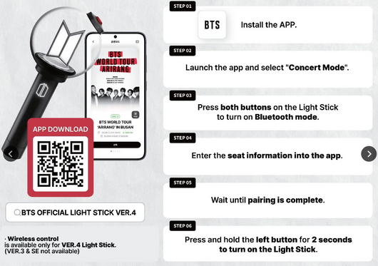 BTS OFFICIAL LIGHT STICK VER.4